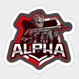 I'm The Alpha (15) Sticker